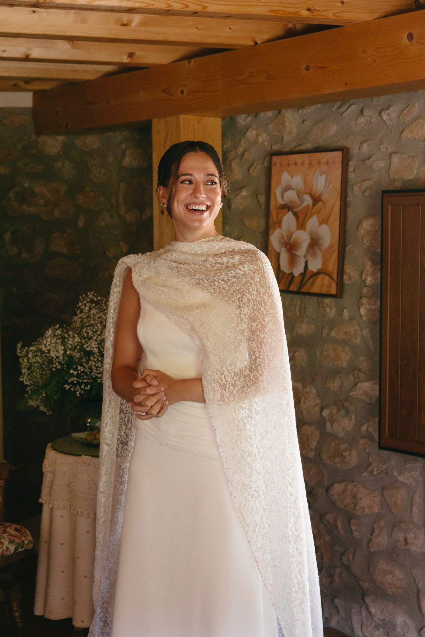 Novia capa rústica